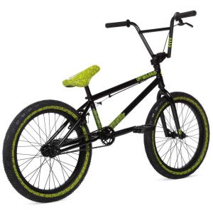 Велосипед Stolen X Fiction Overload 20" 2020 BMX Freestyle Bike (black reflective yellow)