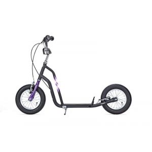 Самокат Yedoo Wzoom (черно-фиолетовый)