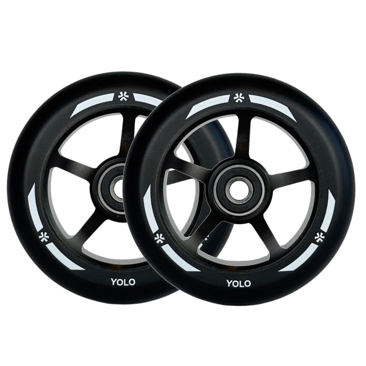 Колесо для трюкового самокату Union Yolo Wheel 100mm (Black-RAW-Black)