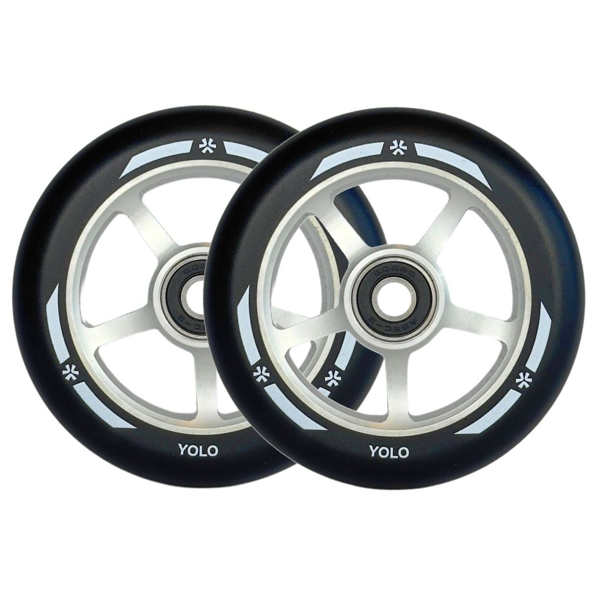 Колесо для трюкового самокату Union Yolo Wheel 100mm (Black-RAW-Black)