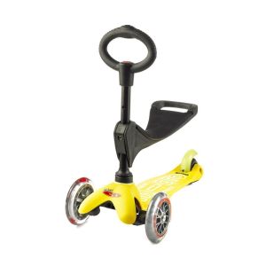 Самокат Mini Micro 3 in 1 Deluxe Yellow (жовтий)
