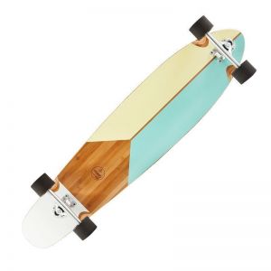 Скейтборд LONGBOARD BAMBOO OXELO 43'' (белый)