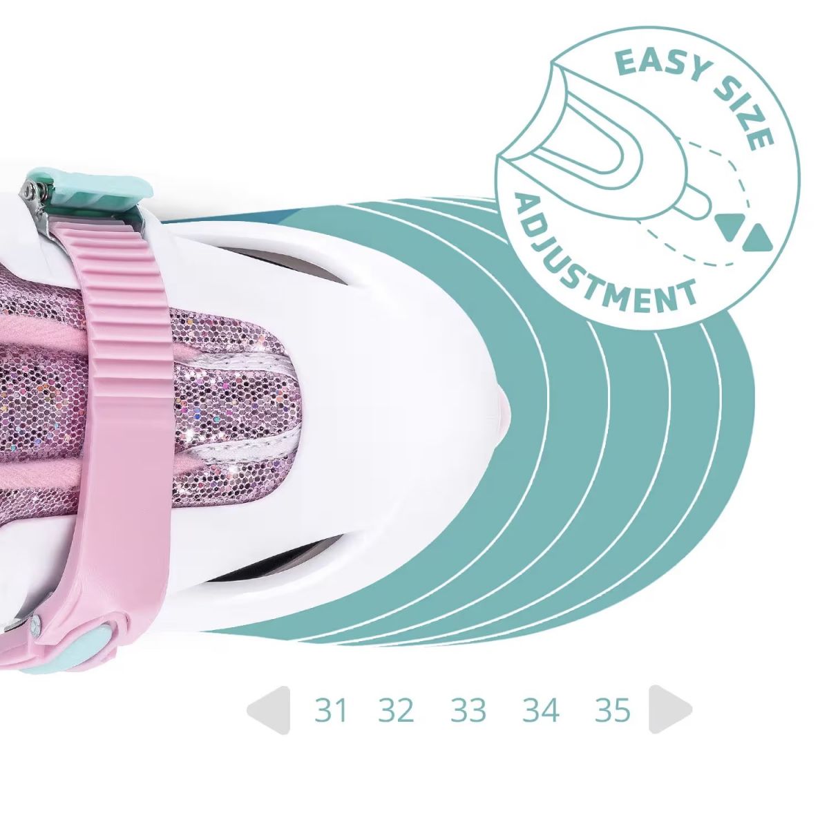 Ролики Cariboo Ballerina (pink-mint LED) — купить в интернет
