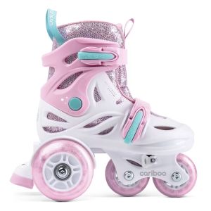 Ролики Cariboo Ballerina (pink-mint LED)