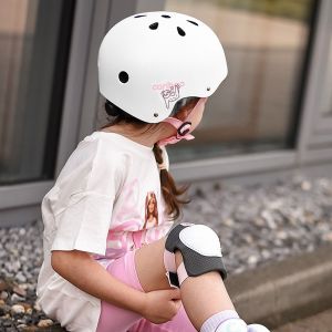 Шолом захисний Cariboo (White-pink)
