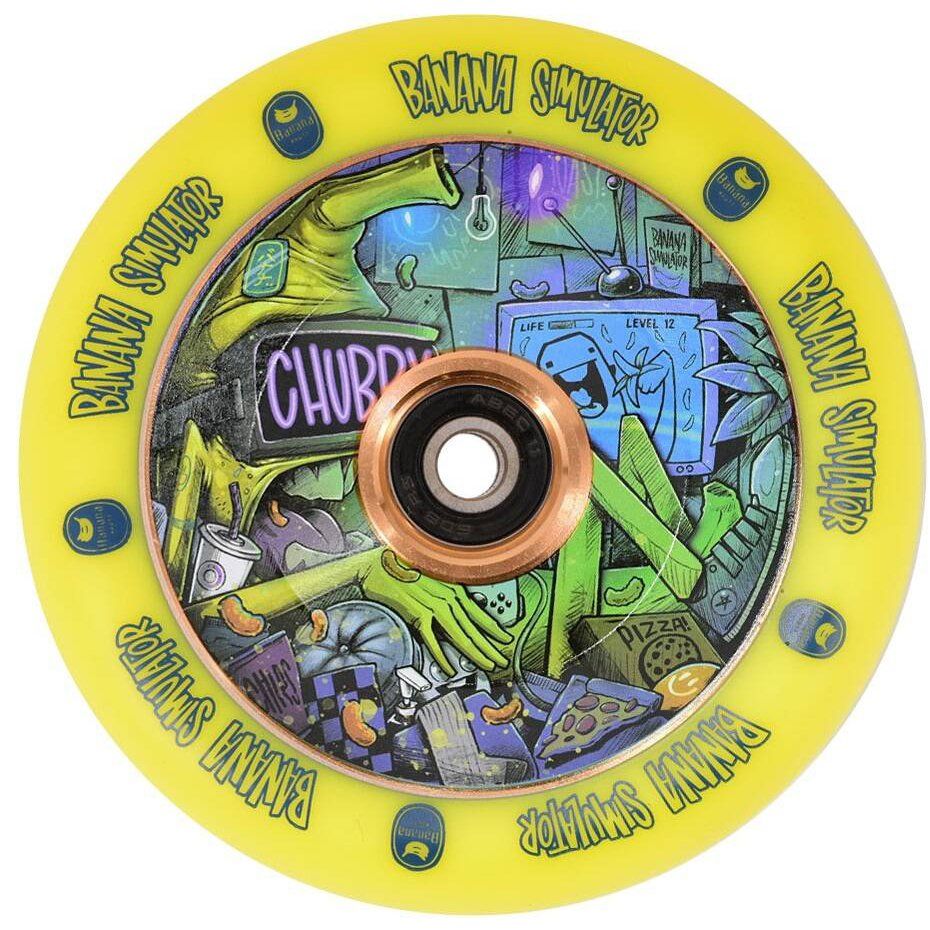 Колесо для трюкового самокату Chubby Melocore Banana Simulator 110mm Pro Scooter Wheel