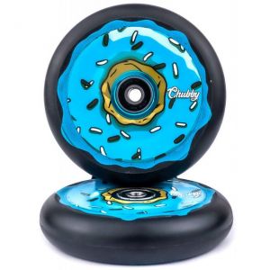 Колесо для трюкового самоката Chubby Melocore Dohnut Blue 110mm Pro Scooter Wheel