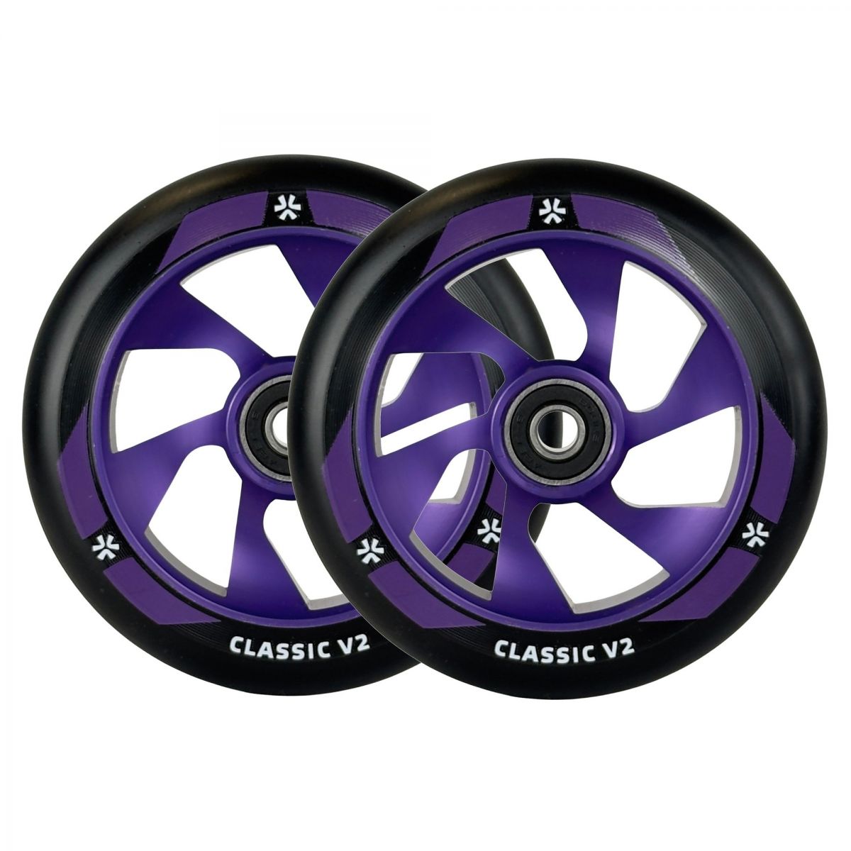 Колесо Union Classic V2 Wheel 110mm (Black-purple)