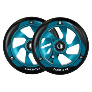 Колесо Union Classic V2 Wheel 110mm (Black-teal)