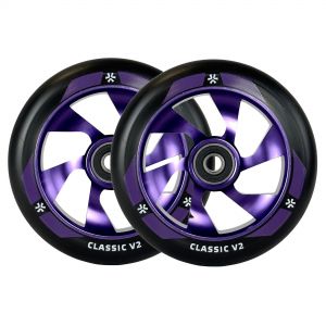 Колесо Union Classic V2 Wheel 110mm (Black-polished purple)