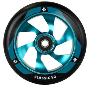 Колесо Union Classic V2 Wheel 110mm (Black-polished teal)