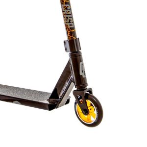 Трюковий самокат Crisp Scooters Blaster Black Gold Cracking
