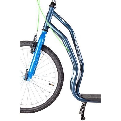 Самокат Yedoo Mezeq New V-brake (чорно-зелений)