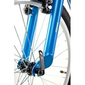Самокат Yedoo Mezeq New V-brake (чорно-зелений)