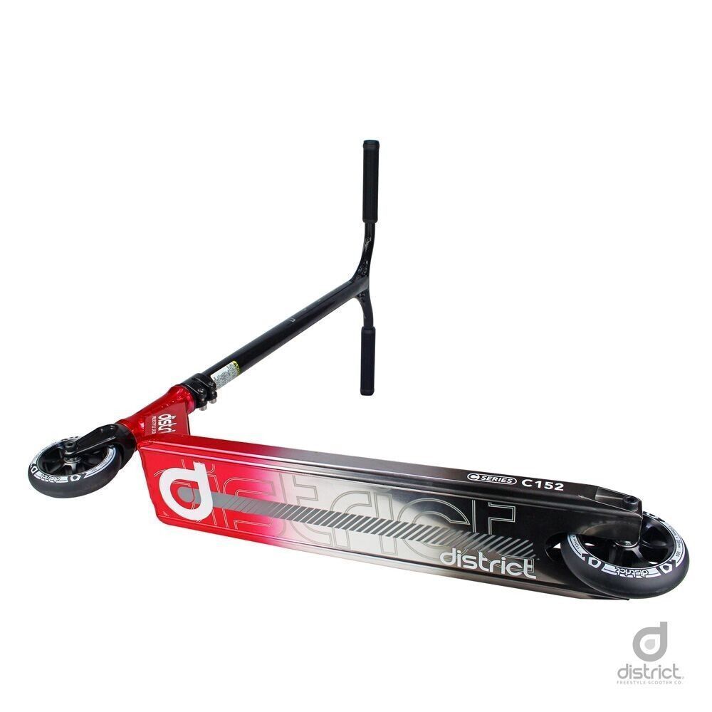 Трюковий самокат District C-Series Complete C152 Tri Chrome Black/Silver/Red