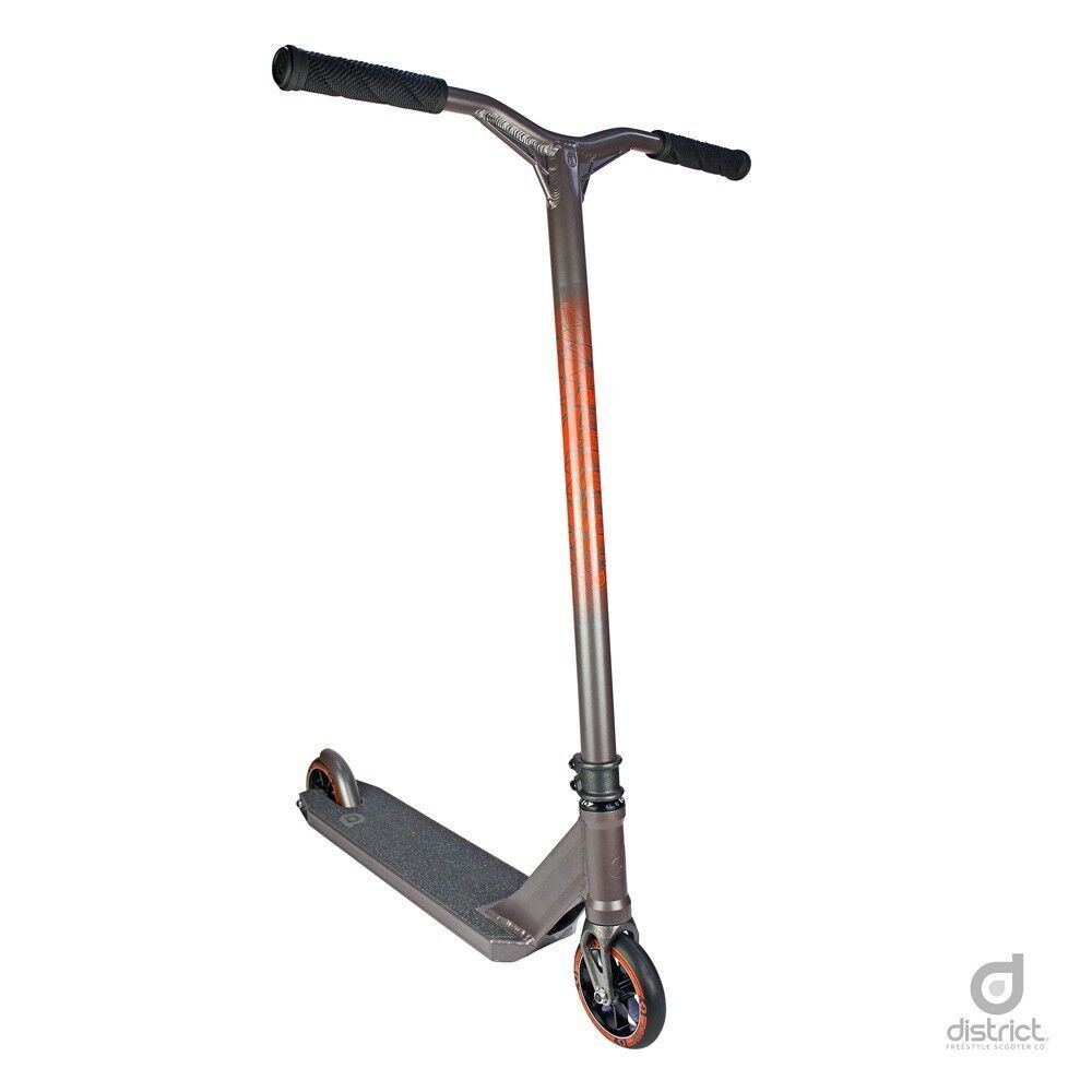 Трюковий самокат District HTS Complete Scooter Titanium Grey