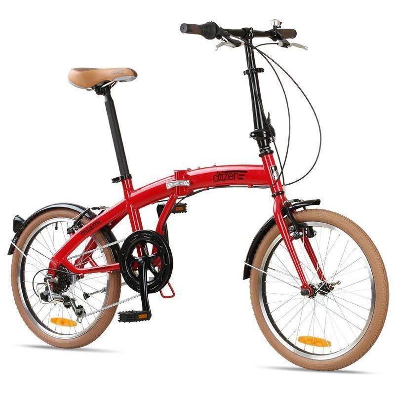 Велосипед складаний Miami Citizen 20" 6-speed Folding Cruiser (red)