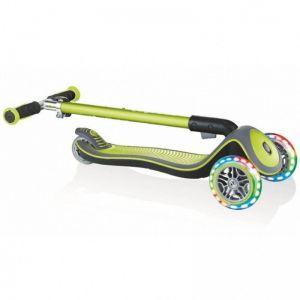 Самокат Globber Fold Up Light wheels Elite Deluxe (зеленый)
