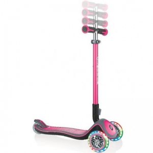 Самокат Globber Fold Up Light wheels Elite Deluxe (рожевий)