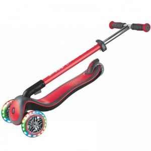 Самокат Globber Fold Up Light wheels Elite Deluxe (красный)