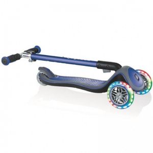 Самокат Globber Fold Up Light wheels Elite Deluxe (синий)