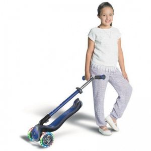 Самокат Globber Fold Up Light wheels Elite Deluxe (синий)