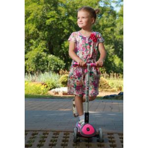 Самокат Globber My Free Fold Up Elite (рожевий)