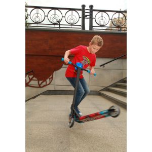 Трюковой самокат Grit Scooters Elite Grey-Grey Gold Quake