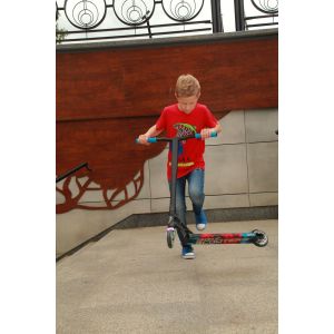 Трюковой самокат Grit Scooters Elite Satin Grey-Black White Quake