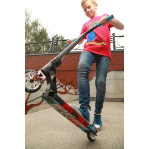 Трюковой самокат Grit Scooters Elite Grey-Grey Gold Quake