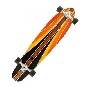 Скейтборд LONGBOARD BAMBOO OXELO 43'' (оранжевый)
