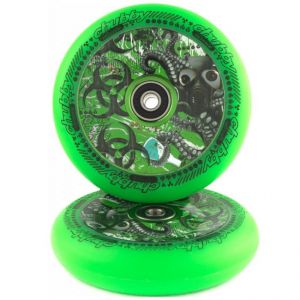 Колесо для трюкового самокату Chubby Lab Toxic Green 110mm Pro Scooter Wheel