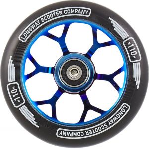 Колесо Longway Precinct 110mm Pro Scooter Wheel Blue Neochrome