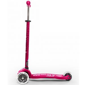 Самокат Maxi Micro Deluxe Pink LED (розовый)
