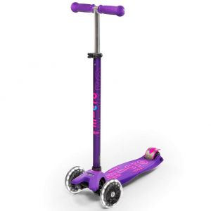 Самокат Maxi Micro Deluxe Purple LED (фіолетовий)