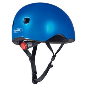 Шолом захисний Micro Dark blue metallic glossy LED