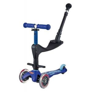 Беговел-самокат Mini Micro 3 in 1 Deluxe Plus Blue (синий)