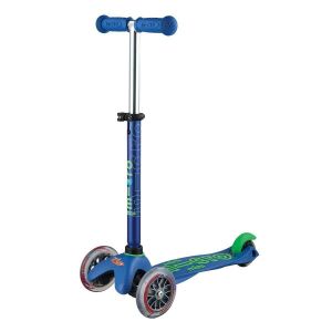 Беговел-самокат Micro Mini2go Canopy Deluxe Crystal Blue (синий)