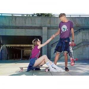 Скейтборд Fish Skateboards Cruiser Tequila Night 28" (зелений)