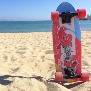 Скейтборд Fish Skateboards Cruiser Pike 26" (жовтий)