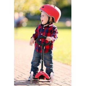 Самокат Mini Micro 3 in 1 Deluxe Red (красный)