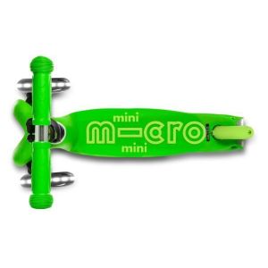 Самокат Mini Micro Deluxe Green LED (зеленый)