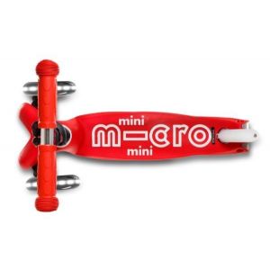 Самокат Mini Micro Deluxe Red LED (красный)