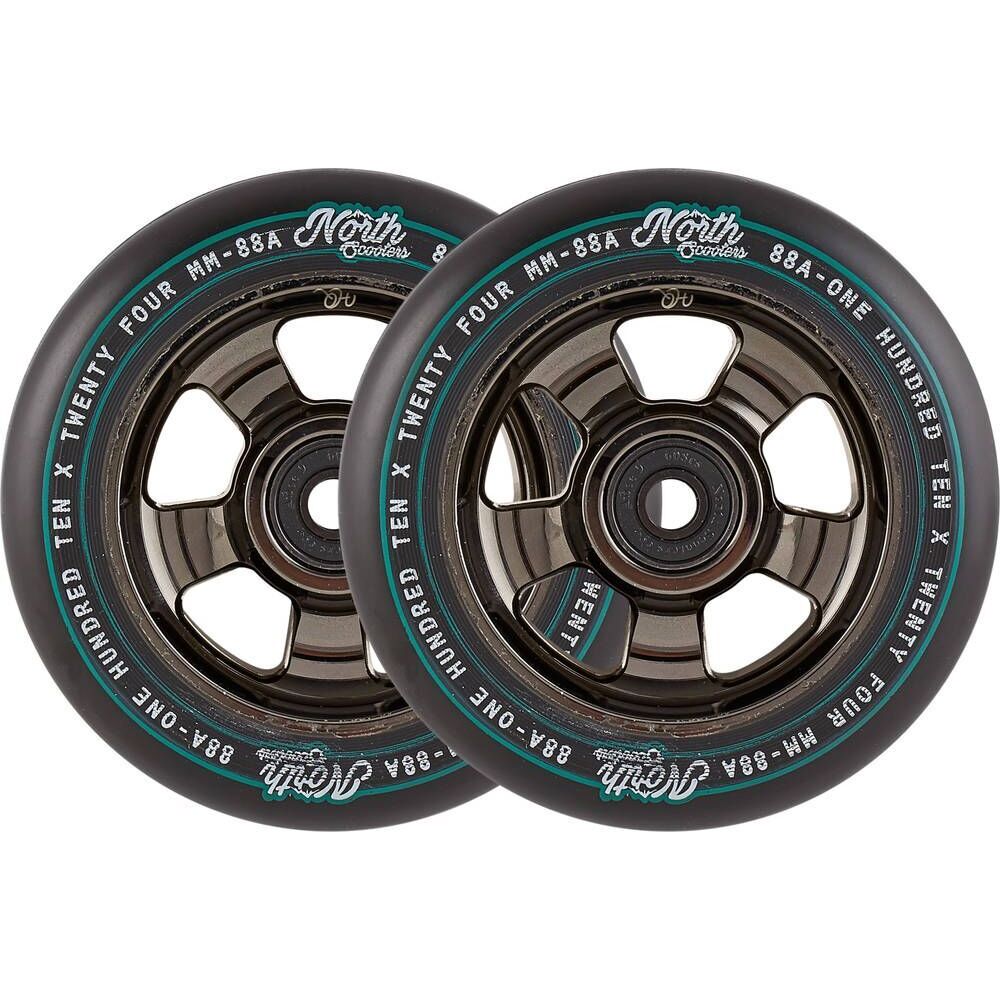Колесо для трюкового самоката North HQ 110mm Pro Scooter Wheel Black Chrome