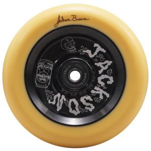 Колесо для трюкового самокату North Jackson Brower 110mm Signature Pro Scooter Wheel (Pastel Orange - Matte Black)