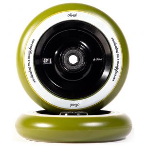 Колесо для трюкового самокату North Jon Dev 110mm Signature Pro Scooter Wheel (Black - Olive Green)