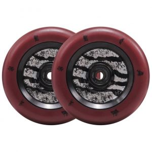 Колесо для трюкового самокату North Jonas Johnson 110mm Signature Pro Scooter Wheel (Dark Red - Matte Black)