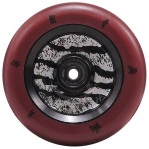 Колесо для трюкового самокату North Jonas Johnson 110mm Signature Pro Scooter Wheel (Dark Red - Matte Black)