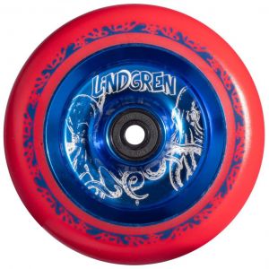 Колесо для трюкового самокату North Leon Lindgren 110mm Signature Pro Scooter Wheel (Red - Blue)