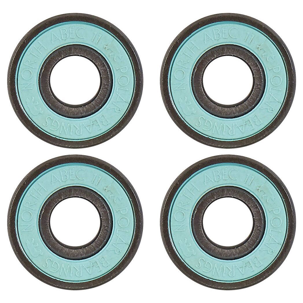 Набір підшипників для трюкового самокату North Polar Bearings 4-pack (Teal)